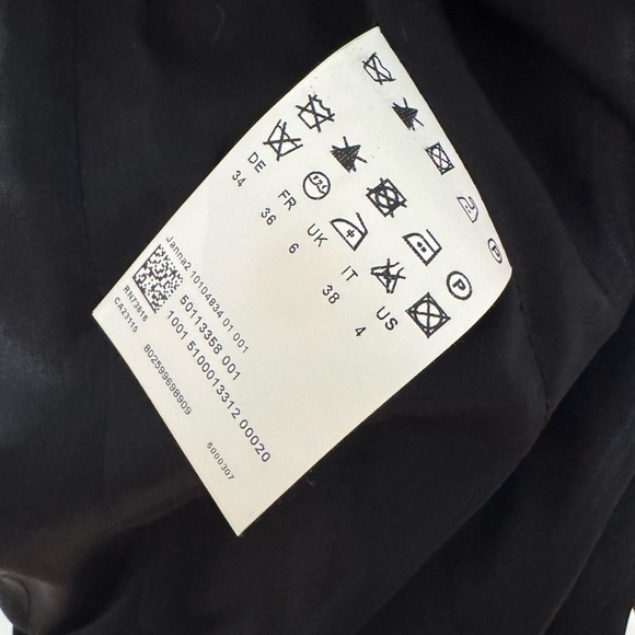 New BOSS by Hugo Boss Juleah Virgin Wool Lapel Collar Two-Button Blazer Sz 4 - Picture 9 of 11